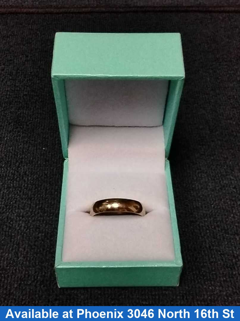 Ring - Wedding Band - Yellow Gold 14k (.585) 1.5 grams Size 8