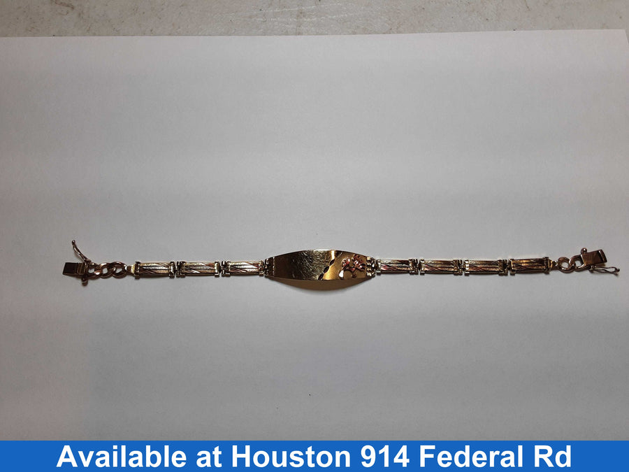 ID Bracelet - Yellow Gold 14k (.585) 13.4 grams 7 inch