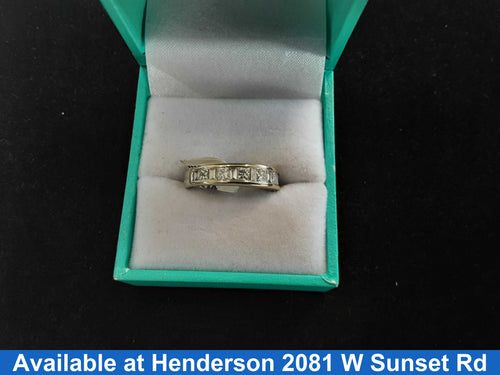 Ring - Wedding Band - White Gold 10k (.417) 3.9 grams Size 6.5