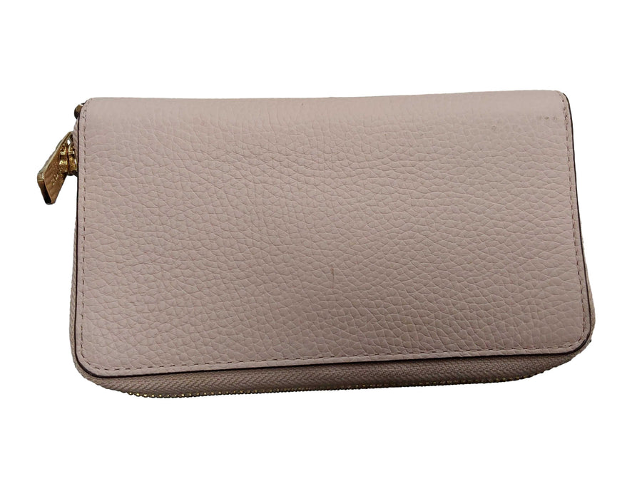 Michael Kors Large Leather Continental Wallet Blue Wallet