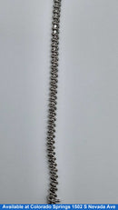 Tennis Bracelet - White Gold 14k (.585) 15.6 grams 6 inch