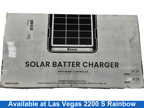 Powoxi Solarcharger Black