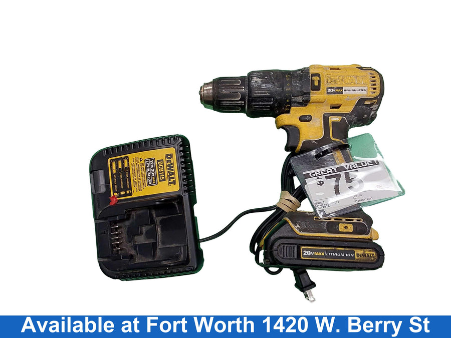 Dewalt Dcd778 Yellow Cordless Standard Drill
