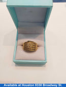 Women's Ring - Yellow Gold 10k (.417) 5.9 grams Size 6.5