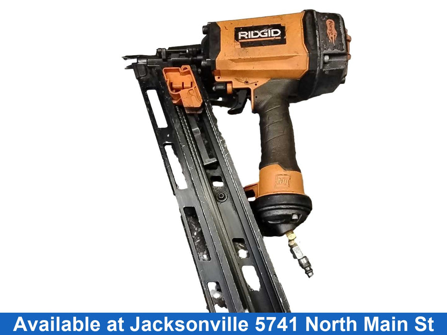 Ridgid R3205he Orange Pneumatic Framing Nailer