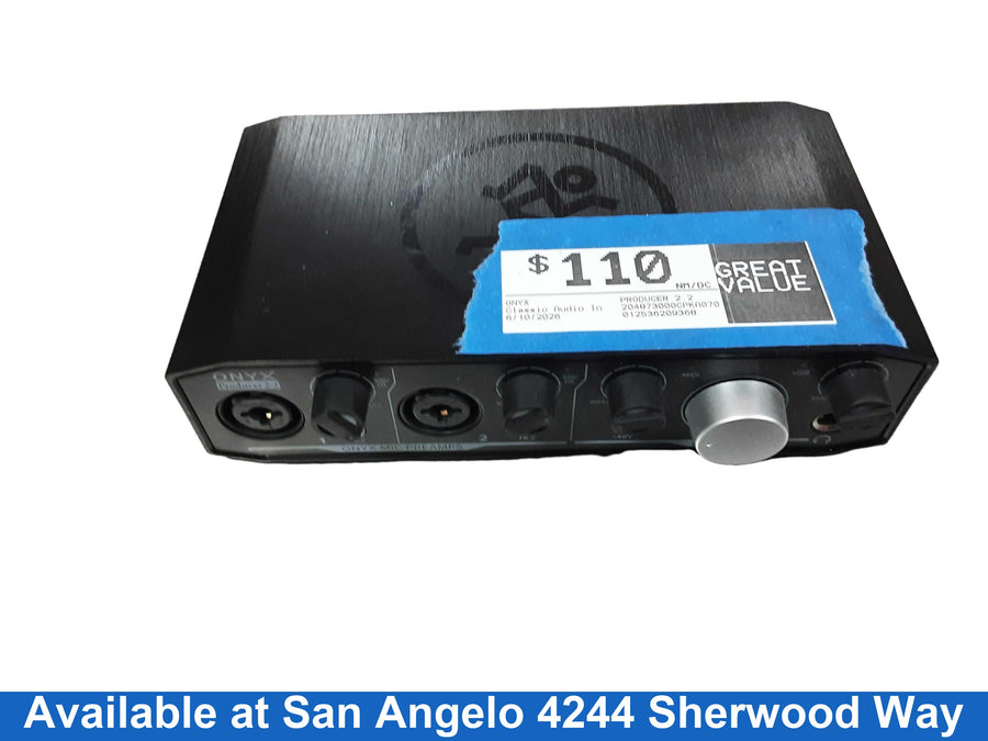 Onyx Producer 2.2 Black Classic Audio Interface