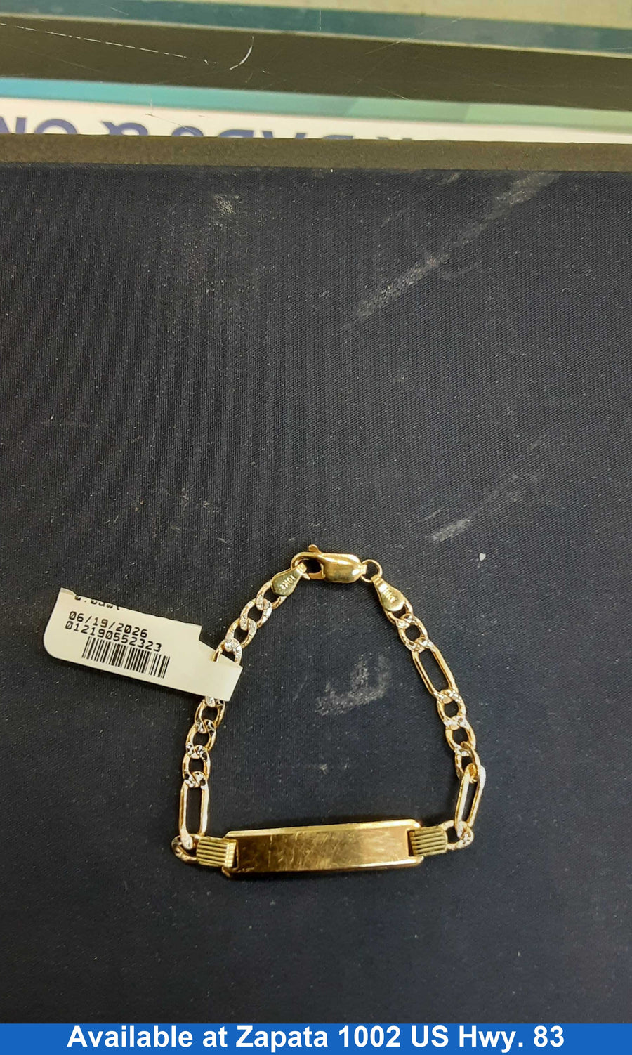 Figaro Bracelet - Yellow Gold 10k (.417) 3.5 grams 5 inch