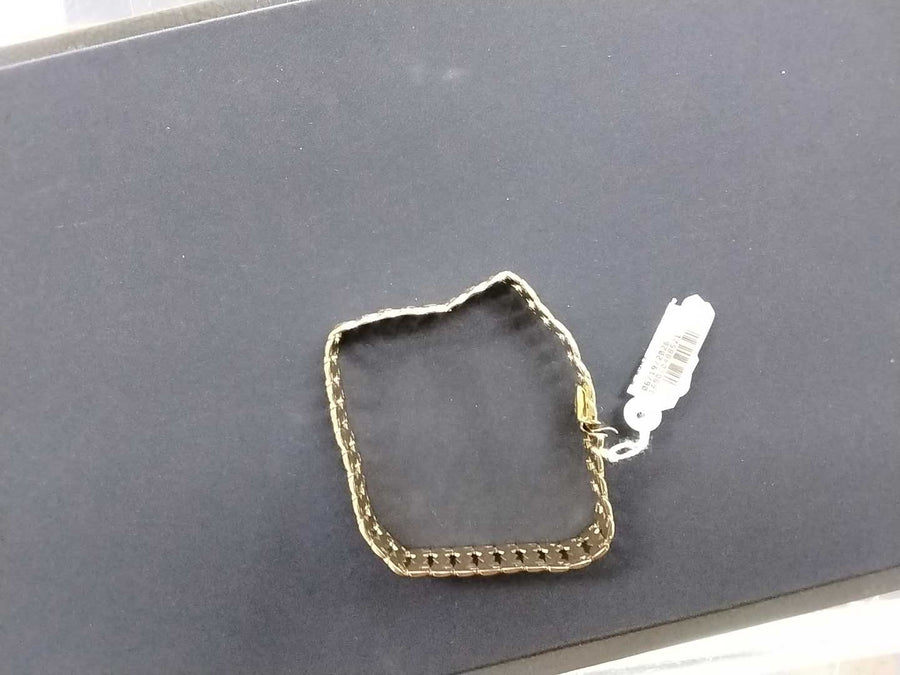 Bracelet - Tricolor Gold 10k (.417) 11.1 grams 8 inch