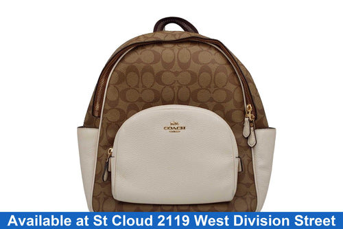 Coach Large Court Brown Backpack / Briefcase / Bag