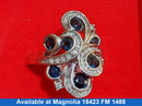 Women's Ring - Anniversary - White Gold 14k (.585) 5.9 grams Size 7
