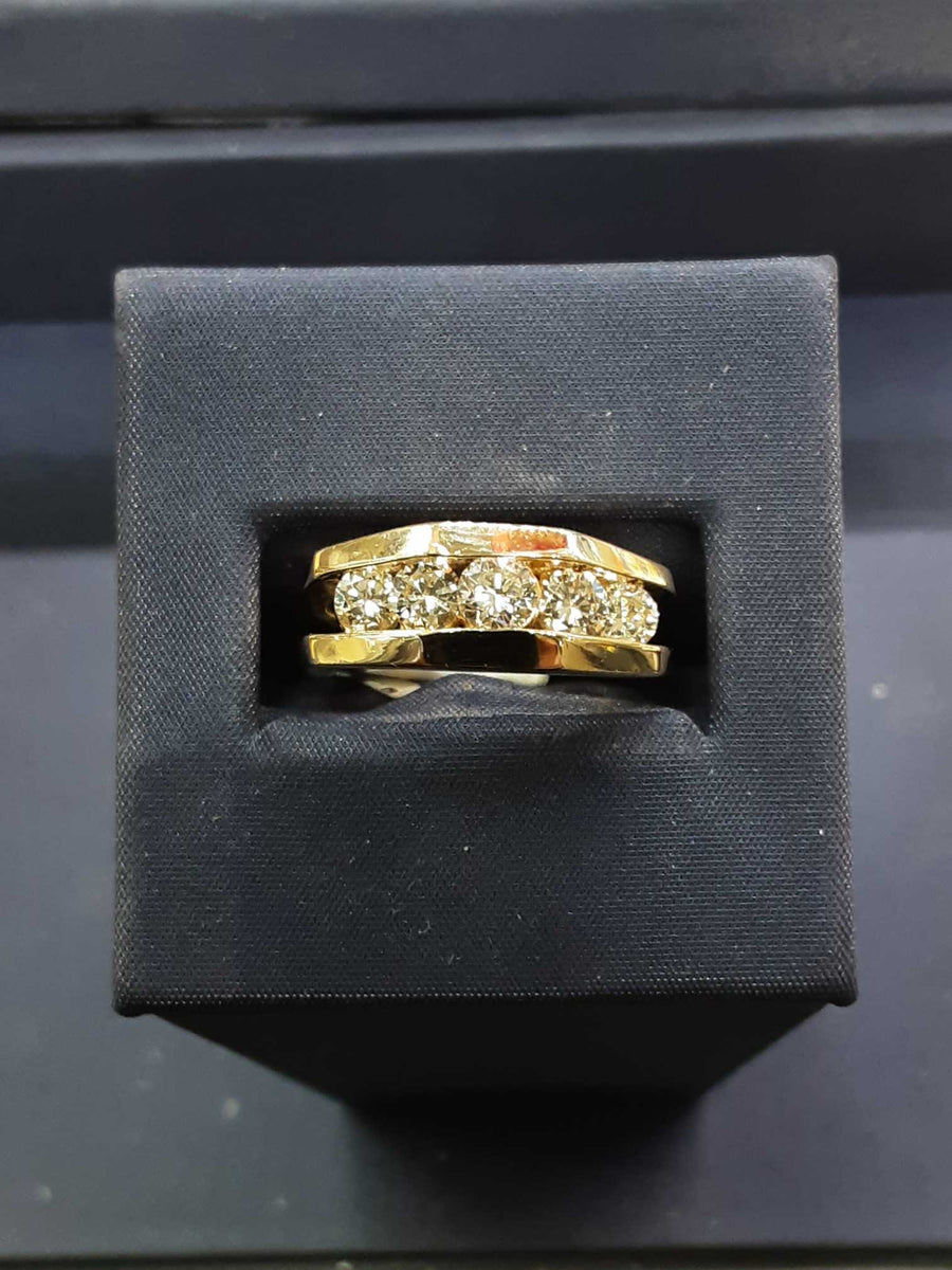 Men's Ring - Yellow Gold 14k (.585) 6.6 grams Size 20
