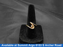 Women's Ring - Solitaire - Yellow Gold 10k (.417) 2 grams Size 6.5