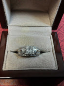 Women's Ring - Anniversary - White Gold 10k (.417) 5.7 grams Size 6.5