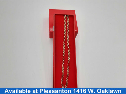 Figaro Chain - Yellow Gold 10k (.417) 11.3 grams 22 inch
