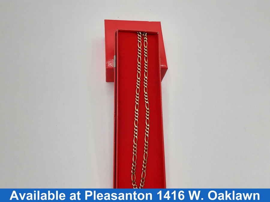 Figaro Chain - Yellow Gold 10k (.417) 11.3 grams 22 inch