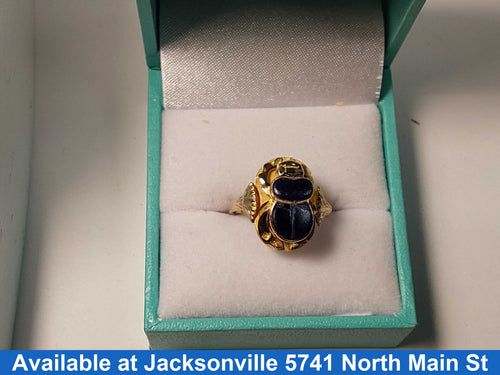 Women's Ring - Yellow Gold 18k (.750) 4.1 grams Size 5.5