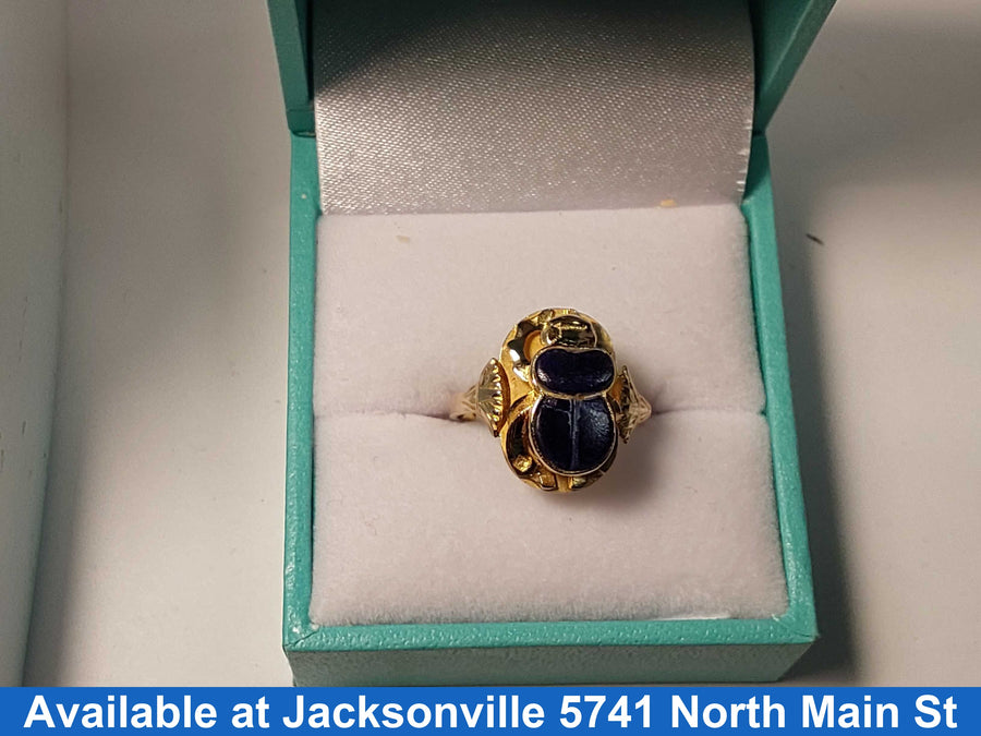 Women's Ring - Yellow Gold 18k (.750) 4.1 grams Size 5.5
