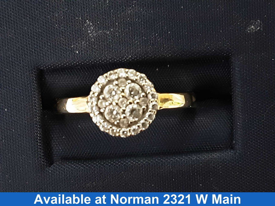 Women's Ring - Yellow Gold 10k (.417) 1.8 grams Size 7