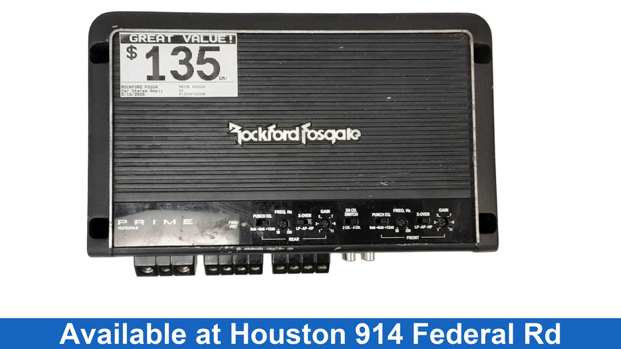 Rockford Fosgate Prime R250x4 Black Car Audio Amplifier