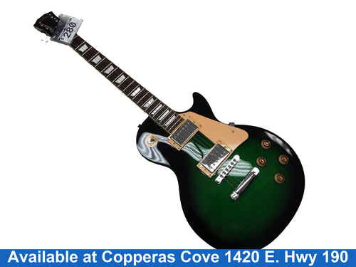 Stellar Mercury Les Paul Green Electric Classic Guitar