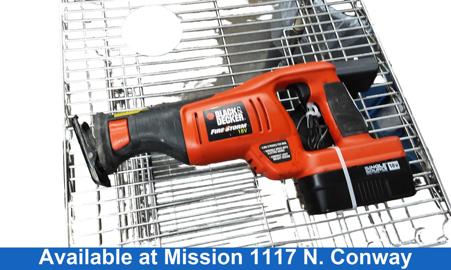 Blackdecker Crs180 Orange Cordless Reciprocating Saw