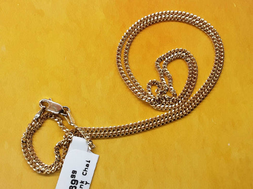Cuban Link Chain - Yellow Gold 14k (.585) 4.8 grams 20 inch