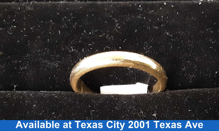 Ring - Wedding Band - Yellow Gold 14k (.585) 4.3 grams Size 9