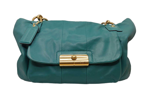Coach Kristin Marine Shoulder Bag Blue Purse / Handbag