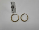 Bangle Earring Yellow Gold 10k (.417) 1.23 grams