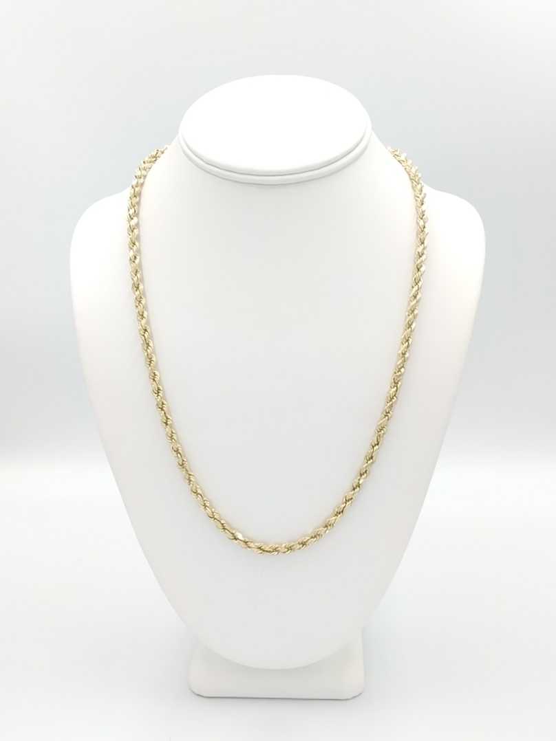 Rope Chain - Yellow Gold 10k (.417) 9.2 grams 22 inch