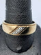 Fancy Wedding Band Yellow Gold 10k (.417) 5.4 grams Size 10