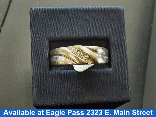 Ring - Wedding Band - White Gold 10k (.417) 5.1 grams Size 14