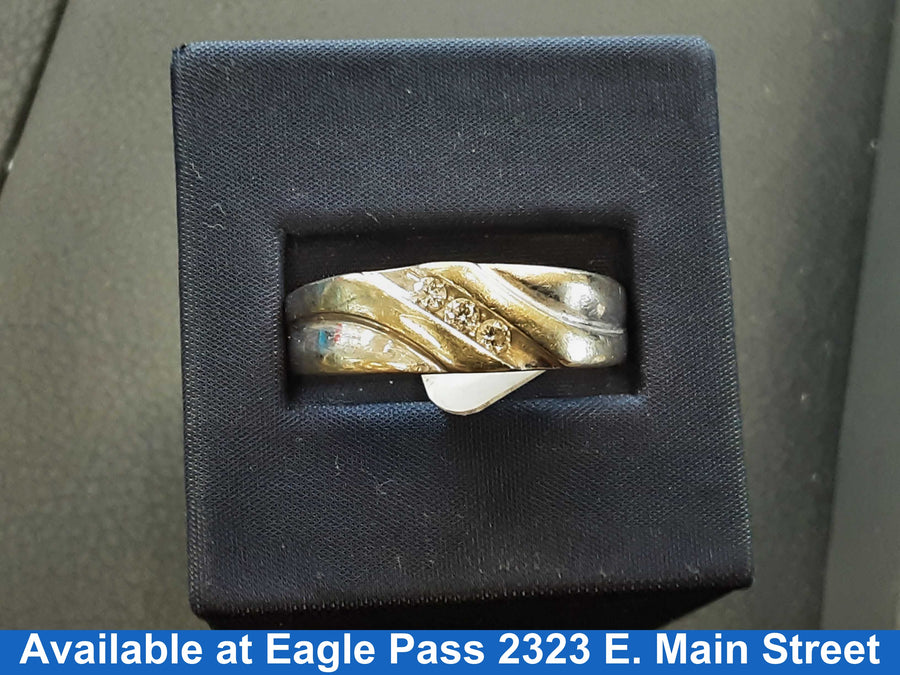 Ring - Wedding Band - White Gold 10k (.417) 5.1 grams Size 14