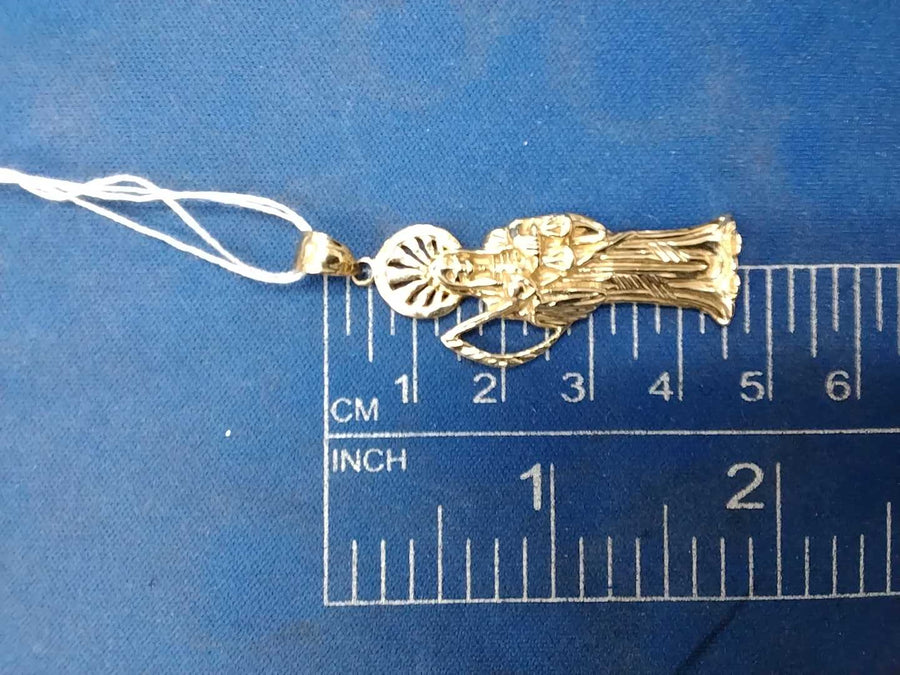 Religious Pendant - Yellow Gold 10k (.417) 5.3 grams