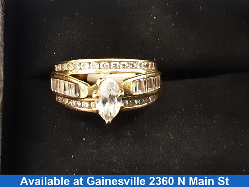 Women's Ring - Yellow Gold 10k (.417) 3.6 grams Size 7.5