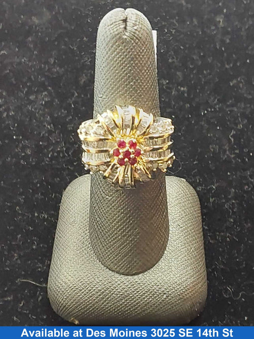 Women's Ring - Yellow Gold 14k (.585) 10.6 grams Size 7