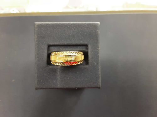 Ring - Wedding Band - Yellow Gold 14k (.585) 6 grams Size 20