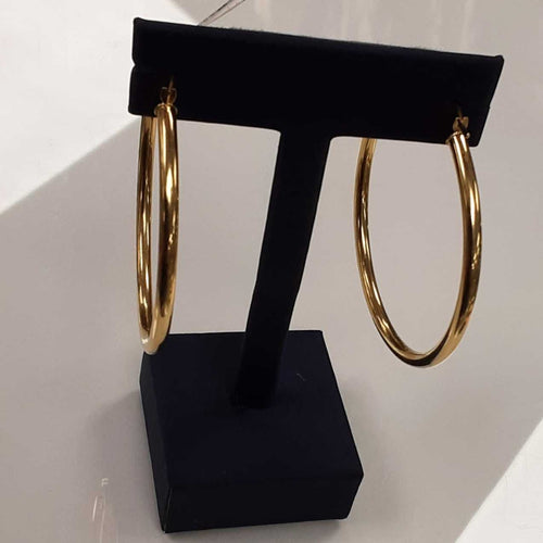 Hoop Earrings - Yellow Gold 14k (.585) 4.7 grams