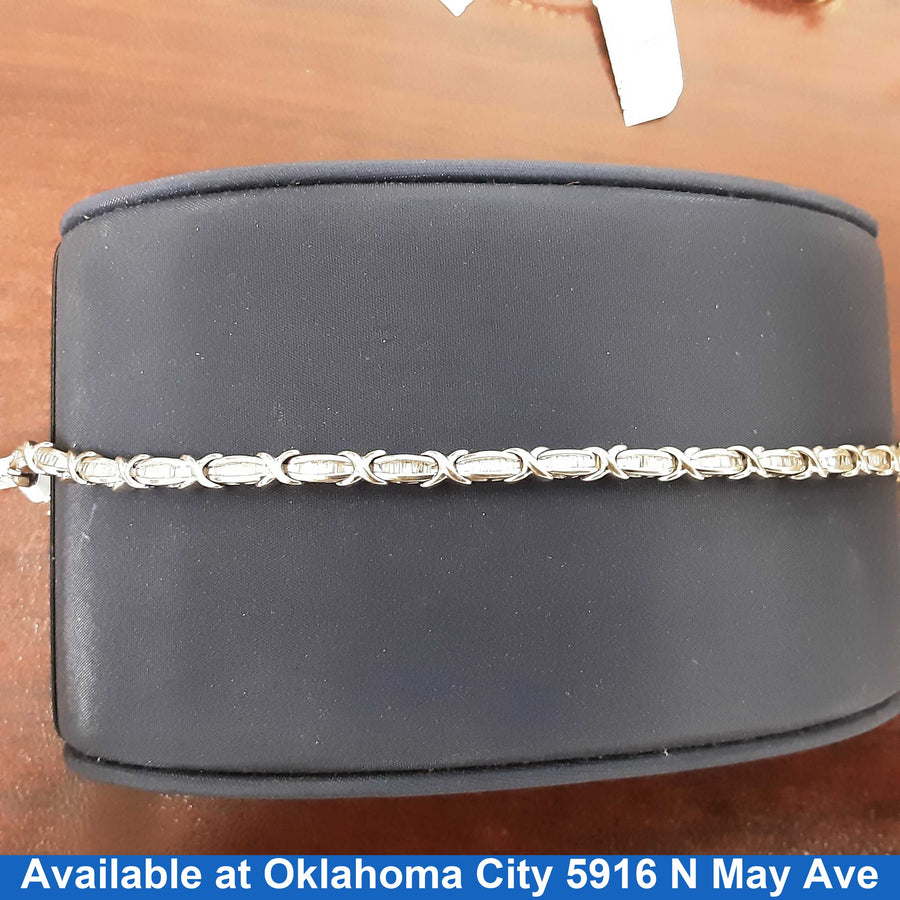 Bracelet - White Gold 10k (.417) 11 grams 7 inch