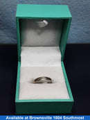 Ring - Wedding Band - White Gold 14k (.585) 1.2 grams Size 20