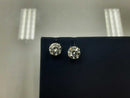 Double Stud Earring - White Gold 14k (.585) 1.6 grams