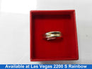 Ring - Wedding Band - Yellow Gold 14k (.585) 5.1 grams Size 8.5