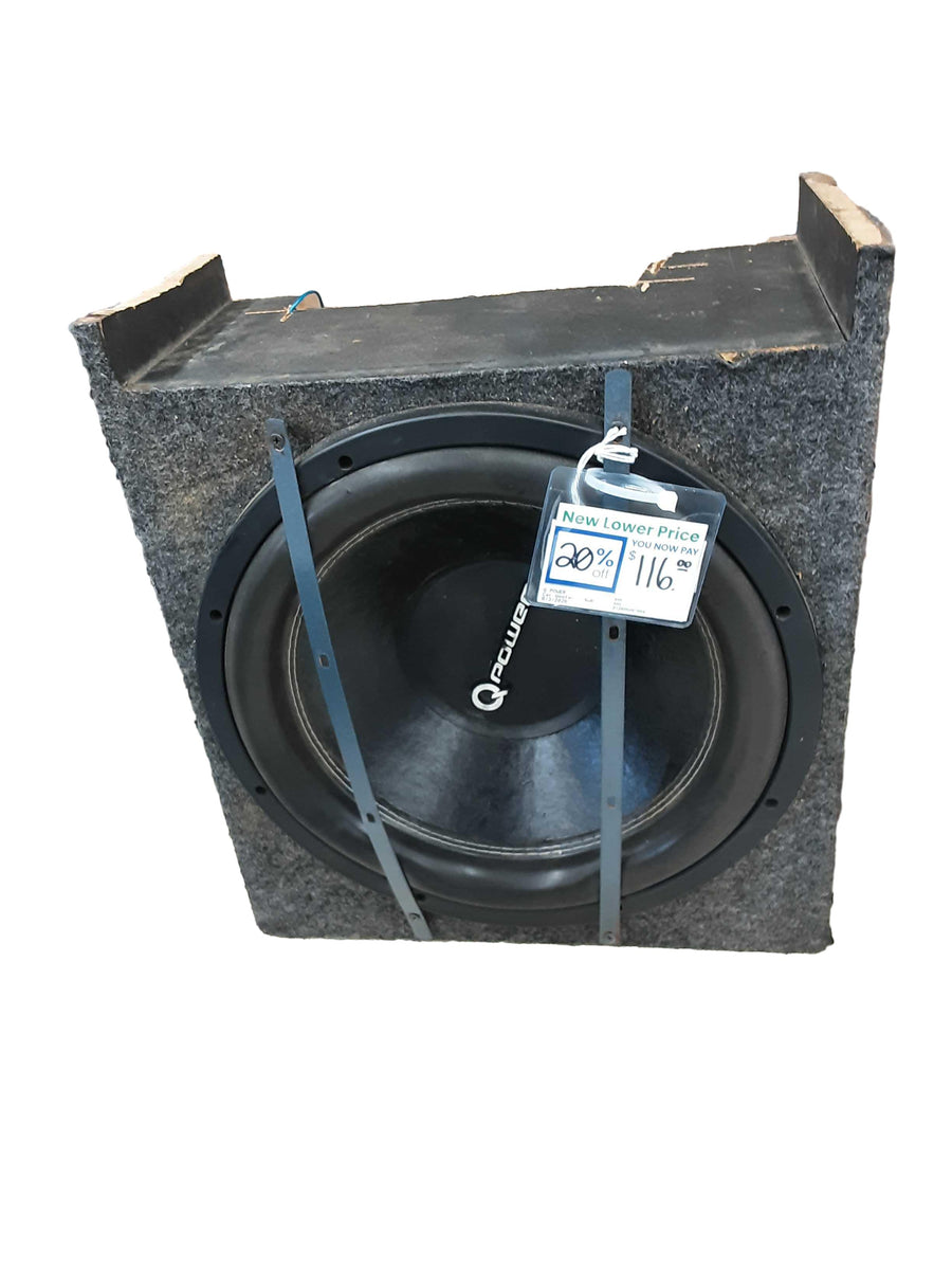 Q Power Snv Black Car Sub-Woofer
