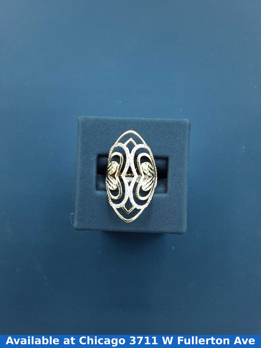 Women's Ring - Yellow Gold 14k (.585) 3.4 grams Size 6