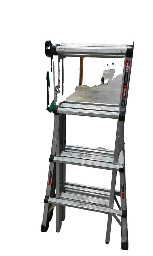 Little Giant 17 Little Giant Multi 17 Silver Multi-Purpose Ladder