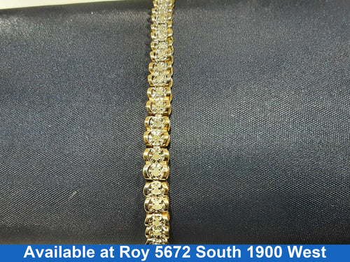 Tennis Bracelet - Yellow Gold 10k (.417) 5.5 grams 10 inch