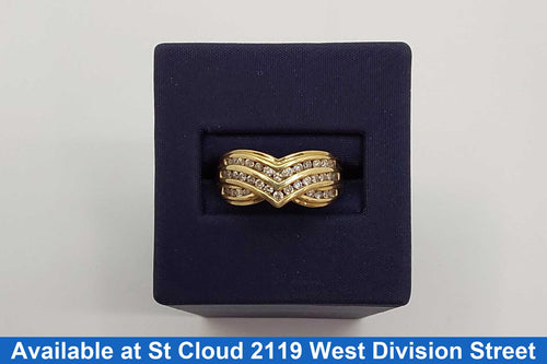 Women's Ring - Yellow Gold 10k (.417) 3.99 grams Size 6