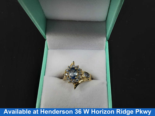 Women's Ring - Yellow Gold 14k (.585) 4.2 grams Size 5
