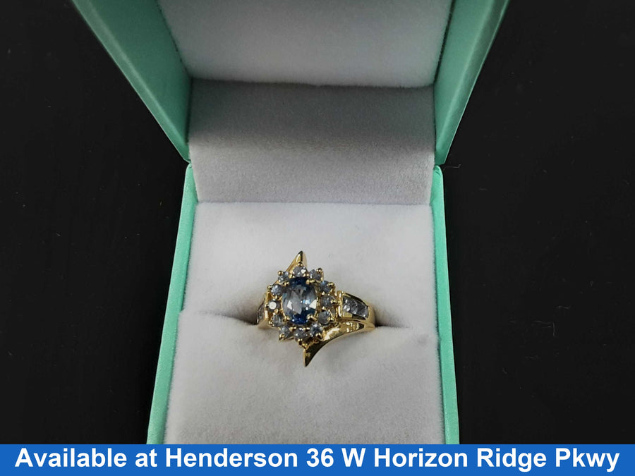 Women's Ring - Yellow Gold 14k (.585) 4.2 grams Size 5