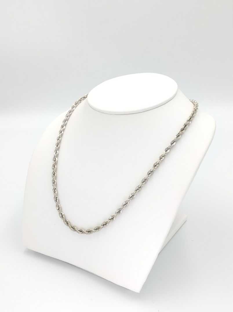 Rope Chain - White Gold 10k (.417) 15.8 grams 16 inch